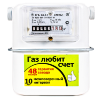 Счетчик газа бытовой СГБ G 2,5; 4 - astingroup.ru - Екатеринбург